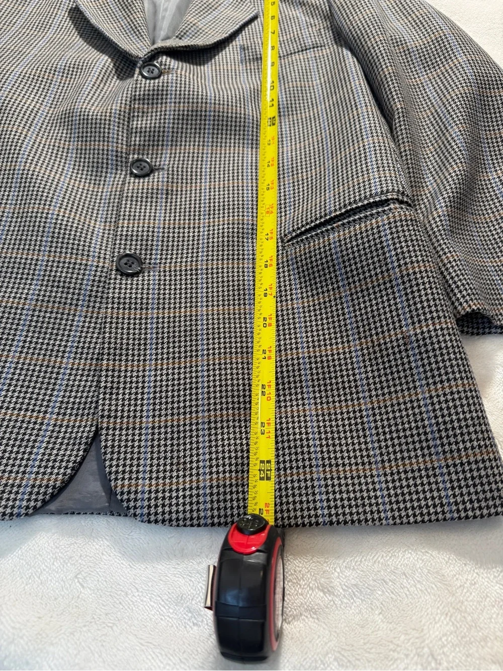 Vintage Harrods Knightsbridge Wool Tweed Blazer Jacket - Kids 12 Women’s XXS-XS